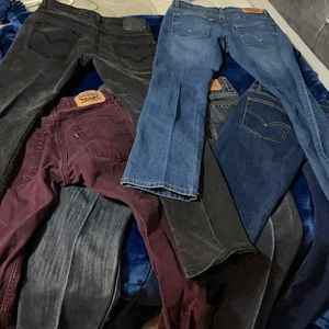 (5) pair of Gently used boys size 14 Levi jeans
